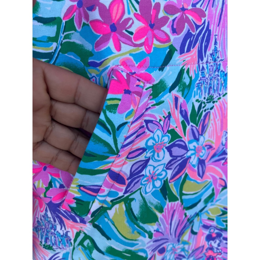 Lilly Pulitzer Disney Finn Half Zip Pullover Disney Dreamin Minnie Mouse Pink M - Picture 4 of 6
